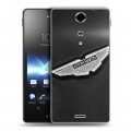 Дизайнерский пластиковый чехол для Sony Xperia TX Aston Martin