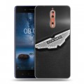 Дизайнерский пластиковый чехол для Nokia 8 Aston Martin