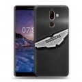 Дизайнерский пластиковый чехол для Nokia 7 Plus Aston Martin