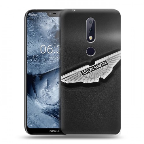 Дизайнерский пластиковый чехол для Nokia 6.1 Plus Aston Martin