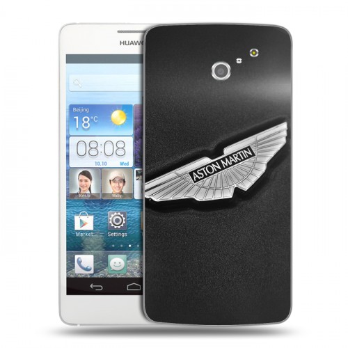 Дизайнерский пластиковый чехол для Huawei Ascend D2 Aston Martin