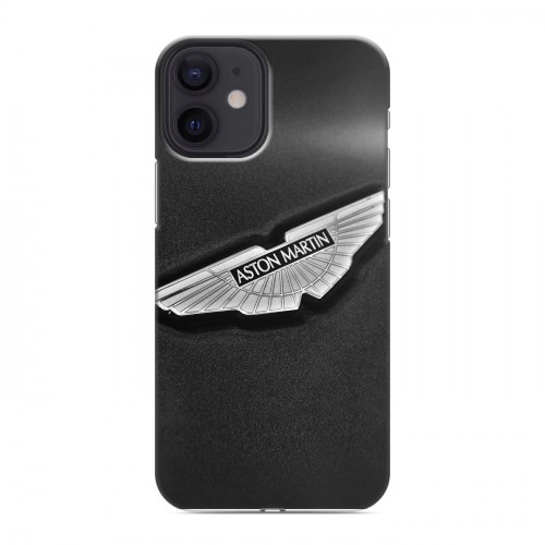 Дизайнерский пластиковый чехол для Iphone 12 Mini Aston Martin