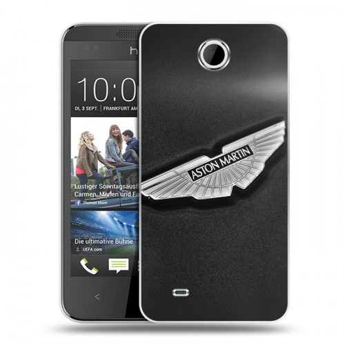 Дизайнерский пластиковый чехол для HTC Desire 300 Aston Martin