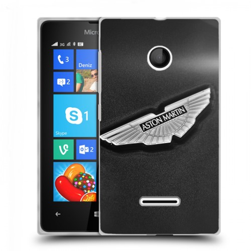 Дизайнерский пластиковый чехол для Microsoft Lumia 435 Aston Martin