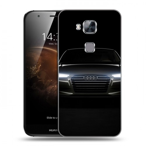 Дизайнерский пластиковый чехол для Huawei G8 Audi