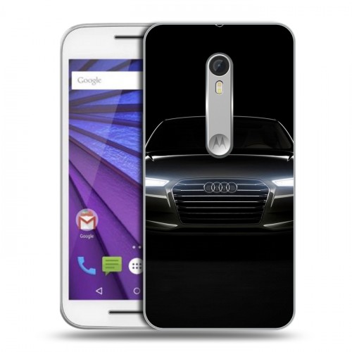 Дизайнерский пластиковый чехол для Lenovo Moto G Audi