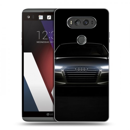 Дизайнерский пластиковый чехол для LG V20 Audi