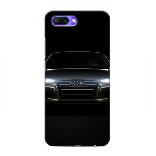 Дизайнерский силиконовый с усиленными углами чехол для Huawei Honor 10 Audi