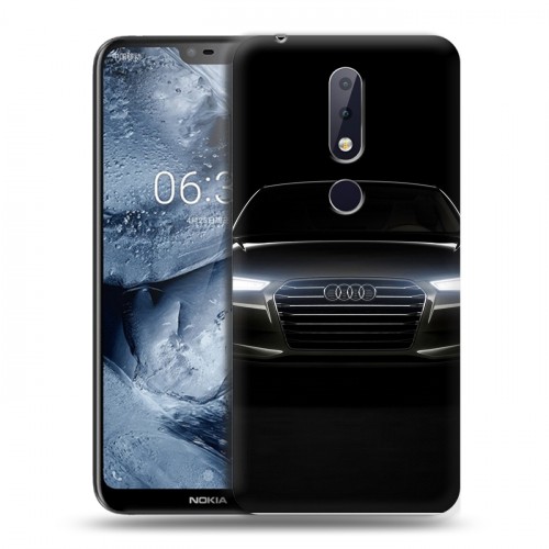 Дизайнерский пластиковый чехол для Nokia 6.1 Plus Audi