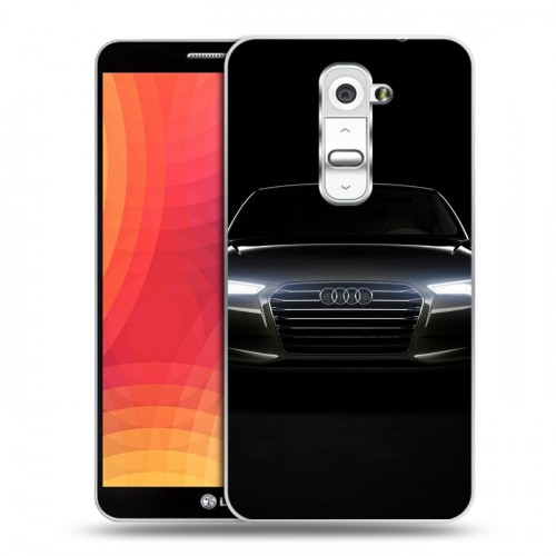 Дизайнерский пластиковый чехол для LG Optimus G2 Audi