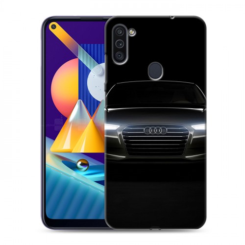 Дизайнерский пластиковый чехол для Samsung Galaxy M11 Audi