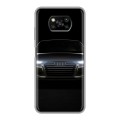 Дизайнерский силиконовый с усиленными углами чехол для Xiaomi Poco X3 Audi