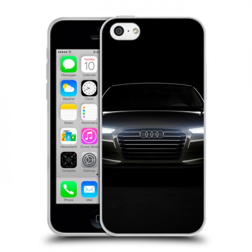 Дизайнерский пластиковый чехол для Iphone 5c Audi