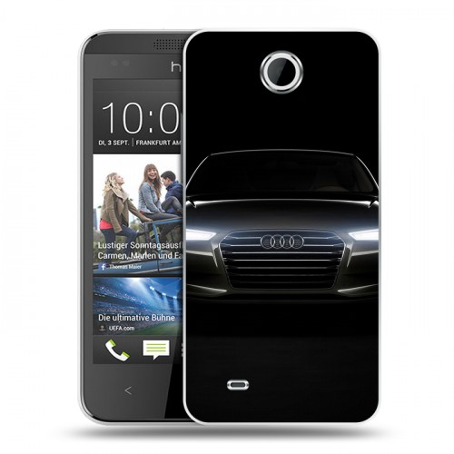 Дизайнерский пластиковый чехол для HTC Desire 300 Audi