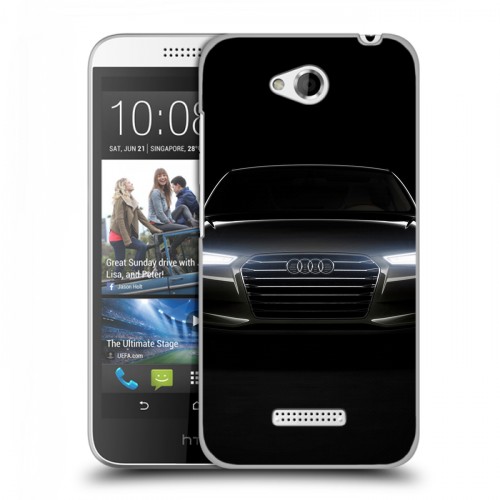 Дизайнерский силиконовый чехол для HTC Desire 616 Audi