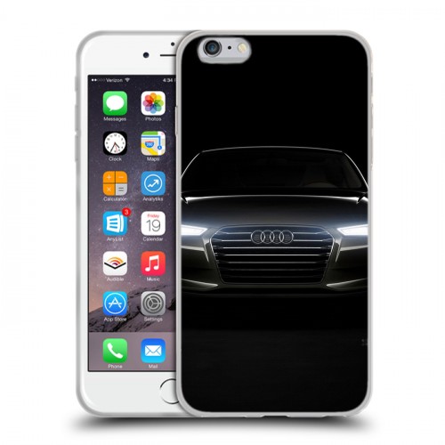 Дизайнерский силиконовый чехол для Iphone 6 Plus/6s Plus Audi