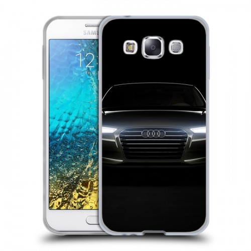 Дизайнерский пластиковый чехол для Samsung Galaxy E5 Audi