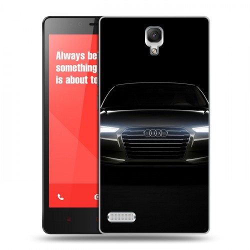 Дизайнерский силиконовый чехол для Xiaomi RedMi Note Audi