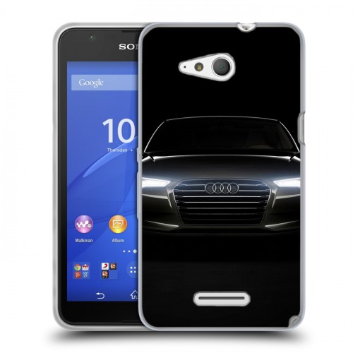 Дизайнерский пластиковый чехол для Sony Xperia E4g Audi