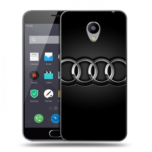 Дизайнерский пластиковый чехол для Meizu M2 Note Audi