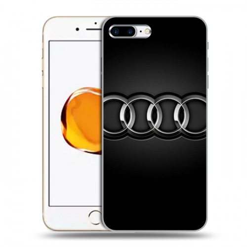 Дизайнерский пластиковый чехол для Iphone 7 Plus / 8 Plus Audi