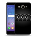 Дизайнерский пластиковый чехол для Huawei Y3 (2017) Audi