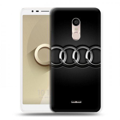 Дизайнерский силиконовый чехол для Alcatel 3C Audi