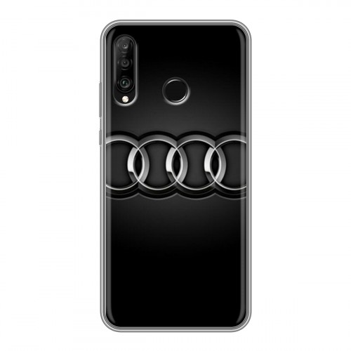 Дизайнерский силиконовый чехол для Huawei P30 Lite Audi