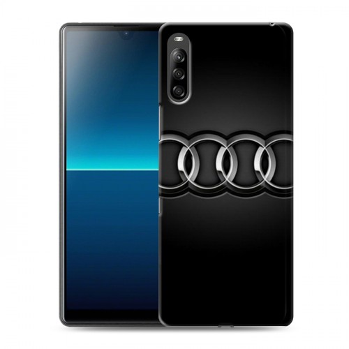 Дизайнерский силиконовый с усиленными углами чехол для Sony Xperia L4 Audi