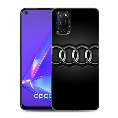 Дизайнерский пластиковый чехол для OPPO A52 Audi