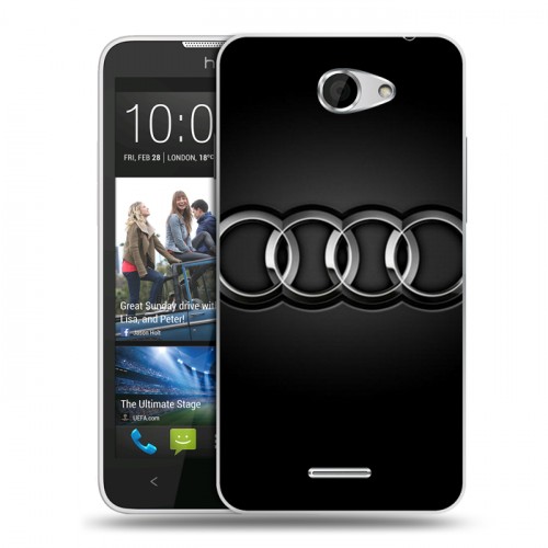 Дизайнерский пластиковый чехол для HTC Desire 516 Audi