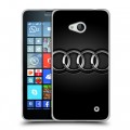 Дизайнерский пластиковый чехол для Microsoft Lumia 640 Audi