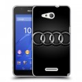 Дизайнерский пластиковый чехол для Sony Xperia E4g Audi