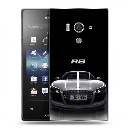 Дизайнерский пластиковый чехол для Sony Xperia acro S Audi