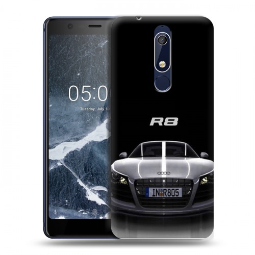 Дизайнерский пластиковый чехол для Nokia 5.1 Audi