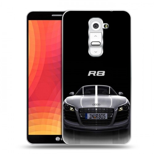 Дизайнерский пластиковый чехол для LG Optimus G2 Audi