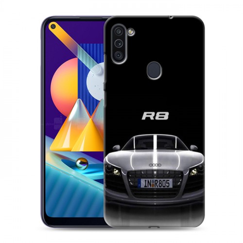 Дизайнерский пластиковый чехол для Samsung Galaxy M11 Audi