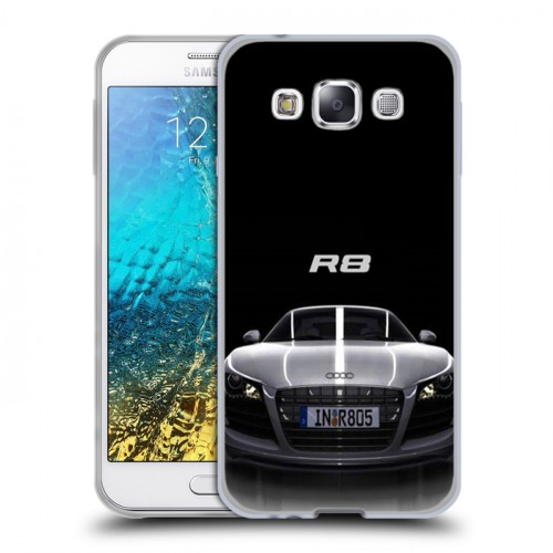 Дизайнерский пластиковый чехол для Samsung Galaxy E5 Audi