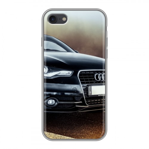 Дизайнерский силиконовый чехол для Iphone 7 Audi