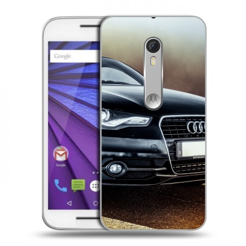 Дизайнерский пластиковый чехол для Lenovo Moto G Audi