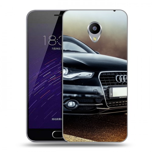 Дизайнерский силиконовый чехол для Meizu M3s Mini Audi