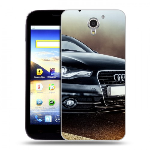 Дизайнерский пластиковый чехол для ZTE Blade A510 Audi