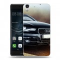 Дизайнерский пластиковый чехол для Huawei Y6II Audi