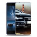 Дизайнерский пластиковый чехол для Nokia 8 Audi