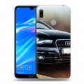 Дизайнерский пластиковый чехол для Huawei Y6 (2019) Audi