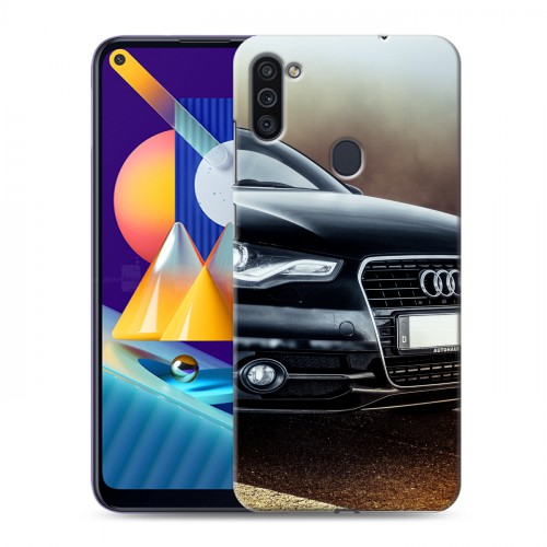 Дизайнерский пластиковый чехол для Samsung Galaxy M11 Audi