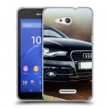 Дизайнерский пластиковый чехол для Sony Xperia E4g Audi