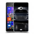 Дизайнерский пластиковый чехол для Microsoft Lumia 540 Audi