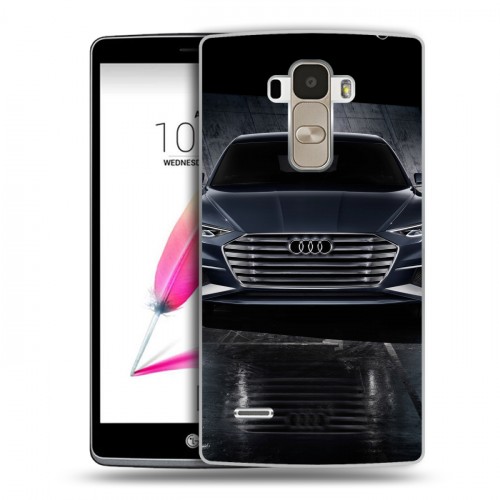 Дизайнерский силиконовый чехол для LG G4 Stylus Audi