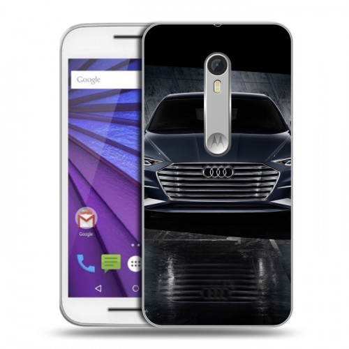 Дизайнерский пластиковый чехол для Lenovo Moto G Audi